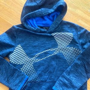 Under Armor hoodie boys medium heather blue